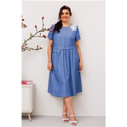 Платье  Romanovich Style артикул 1-2685 голубой