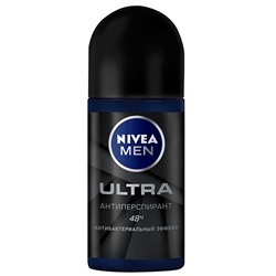 Дезодорант Шариковый NIVEA MEN Антиперспирант Ultra Антибактериальный Эффект 50 мл (80031)