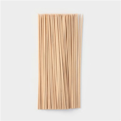 Шампур деревянный Magistro, 30×0,3 см, 100 шт, берёза