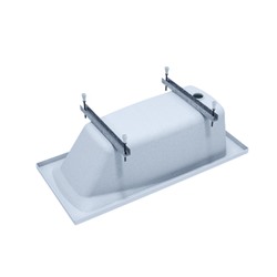 Установочный комплект для прямоугольных ванн шириной 70-75см (шпилька 160мм) "ТРИТОН"