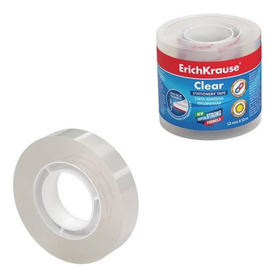 Клейкая лента Clear, 12ммх33м (4 шт)