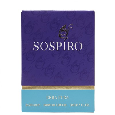 Туалетная вода 3*20 ml Sospiro Erba Pura unisex