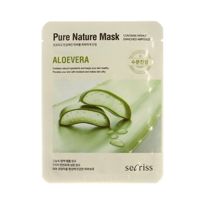 БВ Anskin Secriss маска д/лица ткань Aloevera 25г 920080