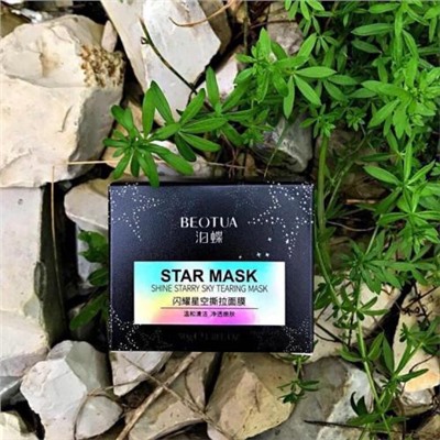 Маска-пленка Beotua Star Mask Shine Starry Sky Tearing Mask от черных точек 50 г оптом