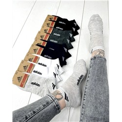 Мужские носки хлопок Adidas, цветной (упаковка 10шт)