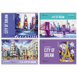 Альбом для рисования 32л "BG.City dream" спираль АР4гр32 10884