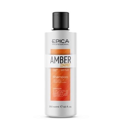 EPICA Amber Shine ORGANIC, Шампунь для восстановления и питания, 250 мл