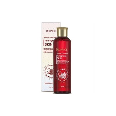 Тонер для лица Deoproce Pomegranate Skin Whitening & Anti-Wrinkle(260ml)