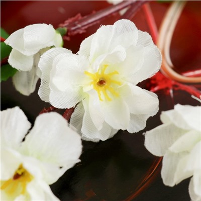 Цветы искусственные "Сакура нежность" 105 см, белый