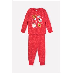 Пижама детская К 1590нг маленький горошек на красном