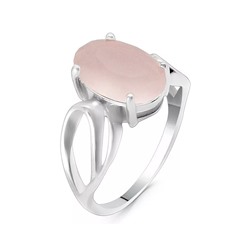 Кольцо, розовый кварц, МЦВА97
