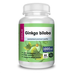 Витамины и минералы - Гинкго Билоба, 60 шт.