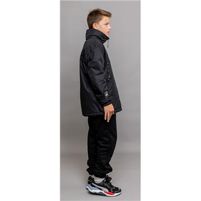 663-24в Куртка для мальчика "Хантер", черный