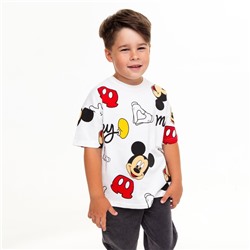 Футболка детская Mickey, цвет белый, рост 110-116 см (5-6 лет)