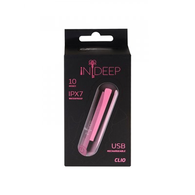 Перезаряжаемая вибропуля Indeep Clio Magenta 7705-02indeep