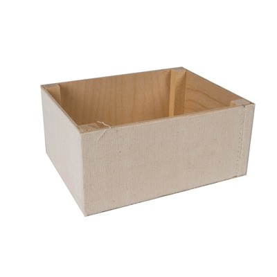 Коробка деревянная 12х22х17 см натуральная