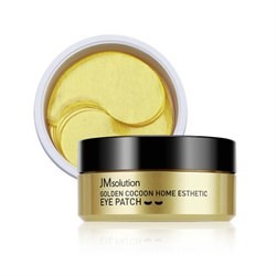 Гидрогелевые патчи для глаз JMsolution  Golden cocoon home esthetic eye patch, 60шт с экстрактом золотого шелкопряда