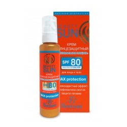 Ф-284/ Beauty SUN Солнцезащитный крем Максим. защита SPF-80 д/лица и тела  (75мл).12