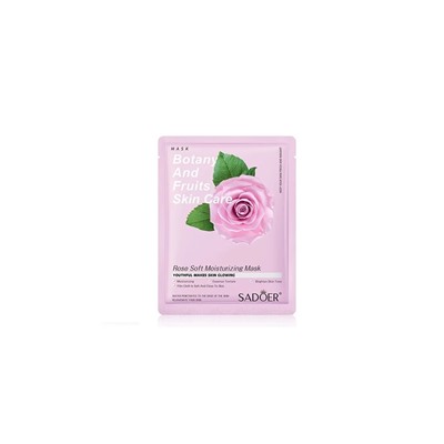 SADOER Увлажняющая маска для лица Rose Soft Moisturizing Mask