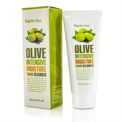 Пенка для умывания  FarmstayOlive Intensive Moisture Foam Cleanser 100ml с экстрактом оливы