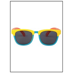 Солнцезащитные очки детские Keluona T1533 C10 Желтый Голубой Оранжевый
