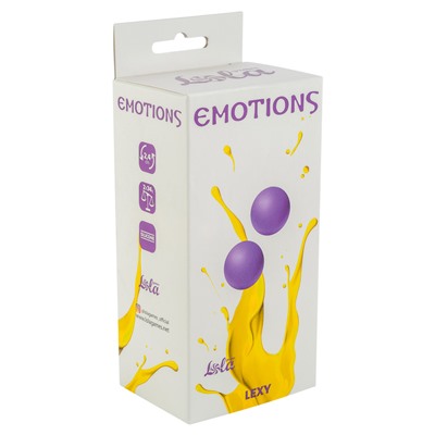 Вагинальные шарики без сцепки Emotions Lexy Small purple 4014-01Lola