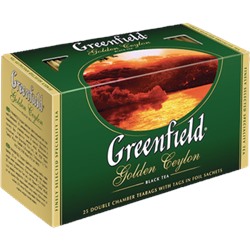 GREENFIELD Гринфилд Чай Голден цейлон 25 пак.