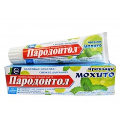 СВОБОДА Зуб.паста "Пародонтол"(124г). Прохлада Мохито в лам.тубе в футл. 24 /арт-1115384/