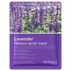 Тканевая маска для лица Lavender Relieve Facial mask с экстрактом лаванды