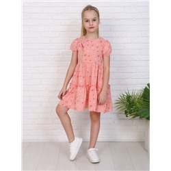 ПЛ-507 Детское платье "Белла" (персиковый)
