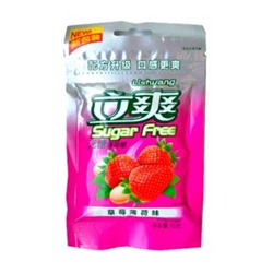 Конфеты Sugar Free Клубника-Мята 15гр. Китай