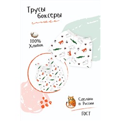 Трусы Боксеры Лимпопо детские белый/28