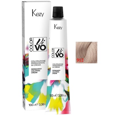 Kezy Color Vivo 912 Перманентная крем-краска для волос 100 мл