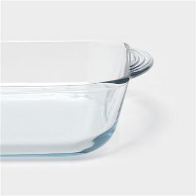 Форма для запекания и выпечки из жаропрочного стекла, 3,85 л, прямоугольная