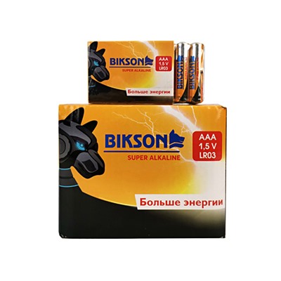 Батарейка BIKSON LR03-16SB,1,5V, ААA,16шт, showbox, арт.BN0544-LR03-16SB (цена за 1 шт.)