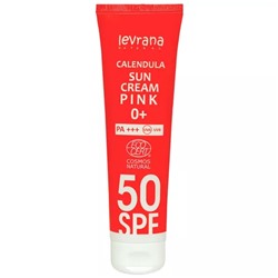 Солнцезащитный крем для лица и тела "Календула SPF50 Pink 0+", 50 мл