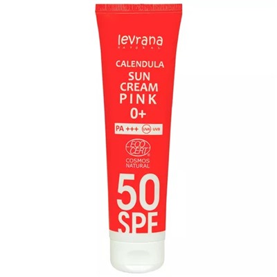 Солнцезащитный крем для лица и тела "Календула SPF50 Pink 0+", 50 мл