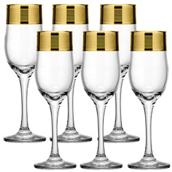 Набор 6-ти бокалов для шампанского ЛОФТ 200мл MS160/88