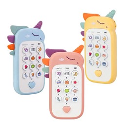 Интерактивный детский телефон - развивайка " Единорог " , в ассортименте