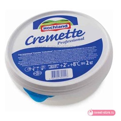Сыр творожный Креметте Хохланд 65%, 2,2 кг