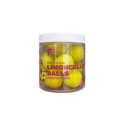 Family Forever Hand Made Скраб для тела "LIMONCELLO BALLS" 150г