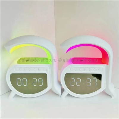 Светильник-колонка LED Wireless Charging Speaker A-16 White (96)