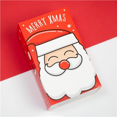 Набор детских новогодних носков KAFTAN «Дед Мороз» 3 пары, размер 18-20