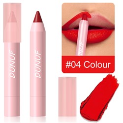 Матовая помада-карандаш DUNUF matte lipstick crayon 04