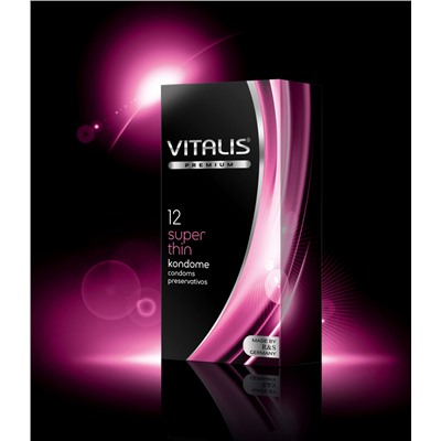 Презервативы VITALIS premium №12 Super thin 4311VP