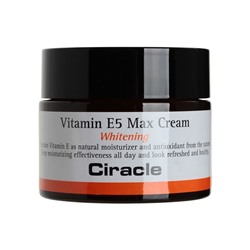 Крем-витамин для лица Ciracle Vitamin E5 Max Cream, осветляющий, 50 мл