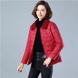 Куртка женская  арт МЖ87, цвет:красный