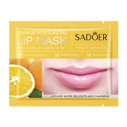 Гидрогелевые патчи для губ с экстрактом апельсина SADOER Orange Moisturizing Lip Mask, 8 гр
