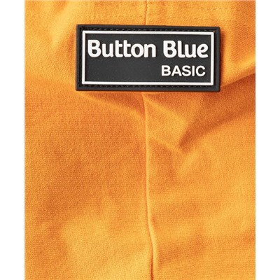 Скидка -50% Худи со спущенным рукавом и манжетами оранжевое Button Blue