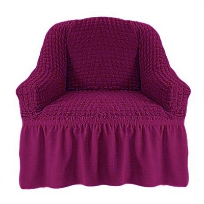 Чехол на кресло фиолетовый 2шт